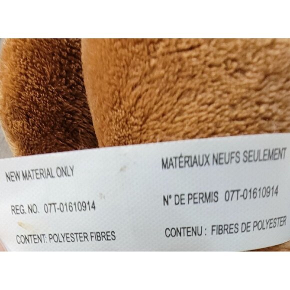 Aurora Brown & White Puppy Dog Plush Stuffed Animals Red Tongue 8.5" Toy - Picture 10 of 11